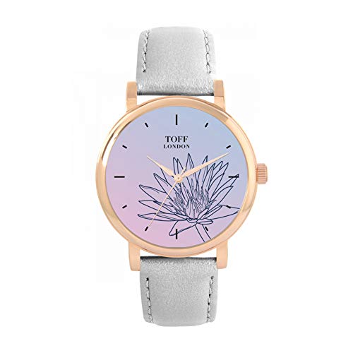 Toff London Blue Water Lilies Uhr von Toff London