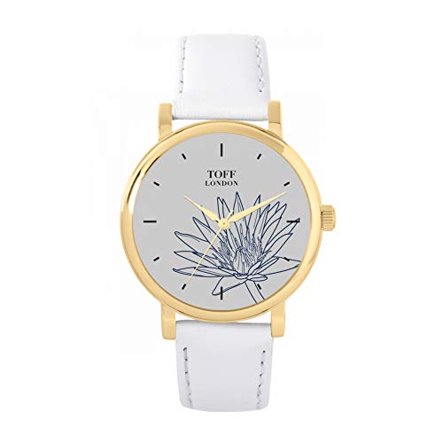 Toff London Blue Water Lilies Uhr von Toff London