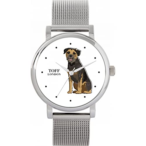 Toff London Border Terrier Hundeuhr von Toff London