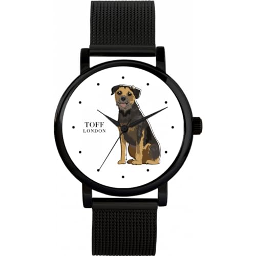 Toff London Border Terrier Hundeuhr von Toff London