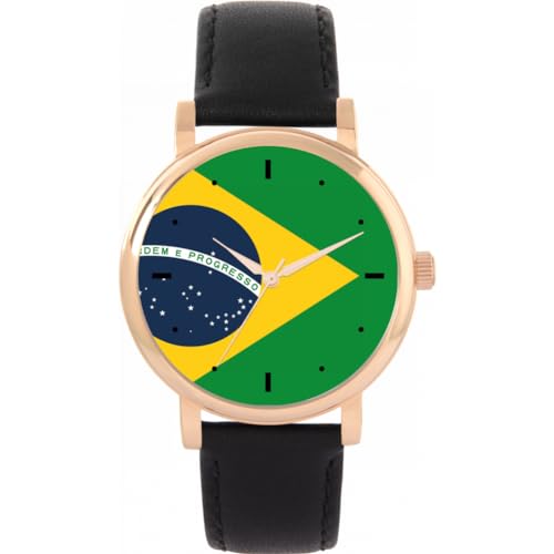 Toff London Brasilien Flagge Uhr von Toff London