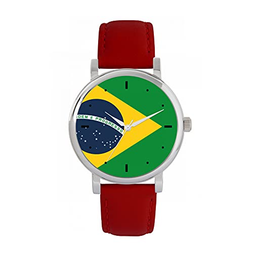 Toff London Brasilien Flagge Uhr von Toff London