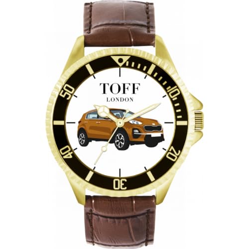 Toff London Braune 4x4 Uhr TLWL-3225 von Toff London