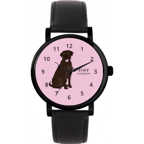 Toff London Braune Golden Retriever-Hundeuhr von Toff London