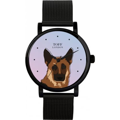 Toff London Braune Kopfuhr für Deutschen Schäferhund von Toff London