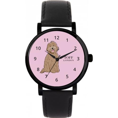 Toff London Braune Labradoodle-Hundeuhr von Toff London