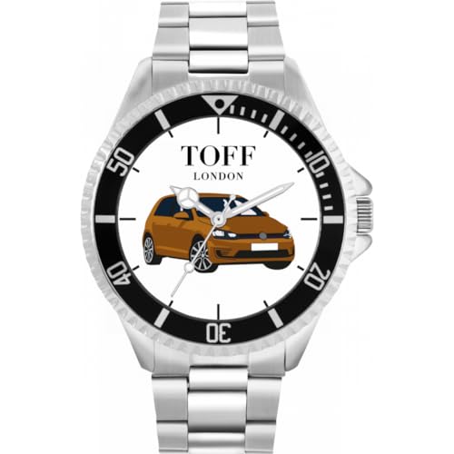 Toff London Braune kleine Autouhr TLWL-2359 von Toff London