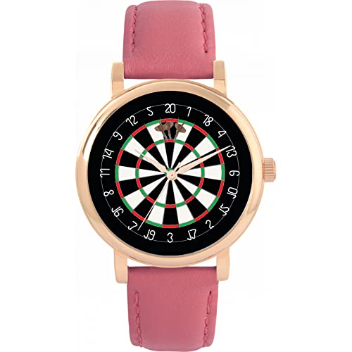 Toff London Brown Dartboard 180 Uhr von Toff London