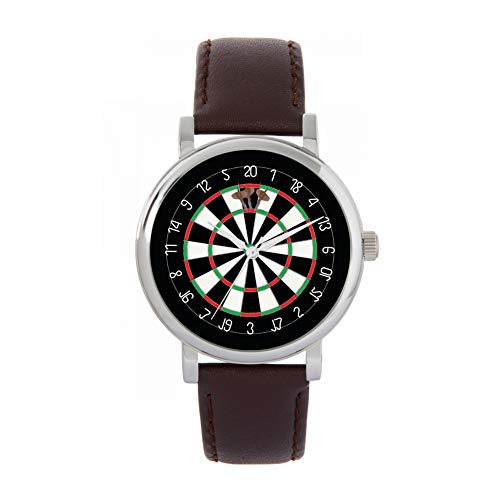 Toff London Brown Dartboard 180 Uhr von Toff London