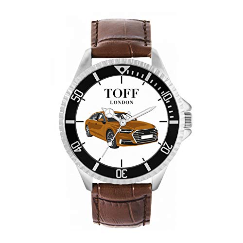 Toff London Brown Executive Limousine Auto Uhr TLWL-1956 von Toff London