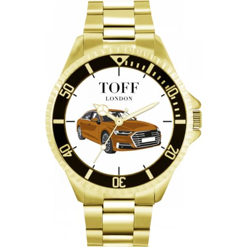 Toff London Brown Executive Limousine Auto Uhr TLWL-2518 von Toff London