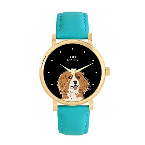 Toff London Cavalier King Charles Head Hundeuhr von Toff London
