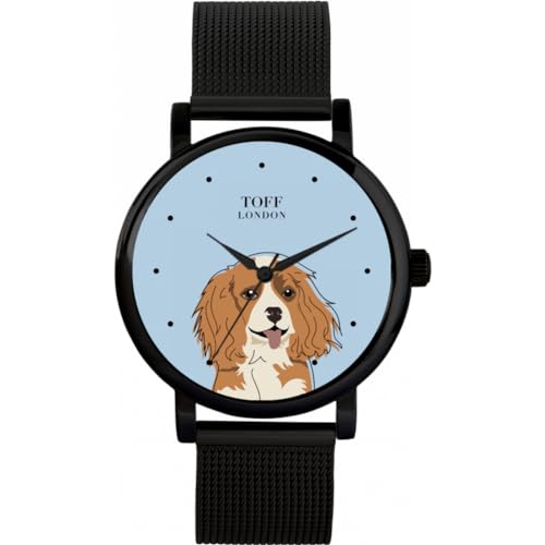 Toff London Cavalier King Charles Head Hundeuhr von Toff London