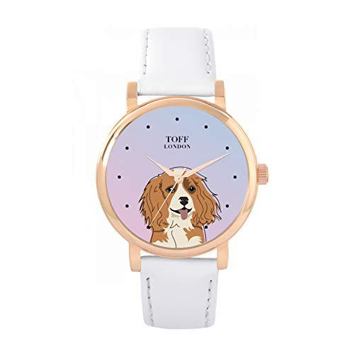Toff London Cavalier King Charles Head Hundeuhr von Toff London