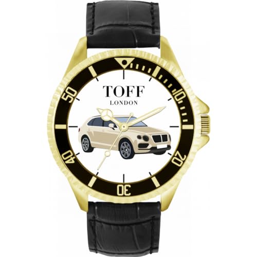 Toff London Creme Luxus 4x4 Uhr TLWL-2823 von Toff London