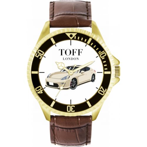 Toff London Creme Sportwagen Uhr TLWL-3092 von Toff London