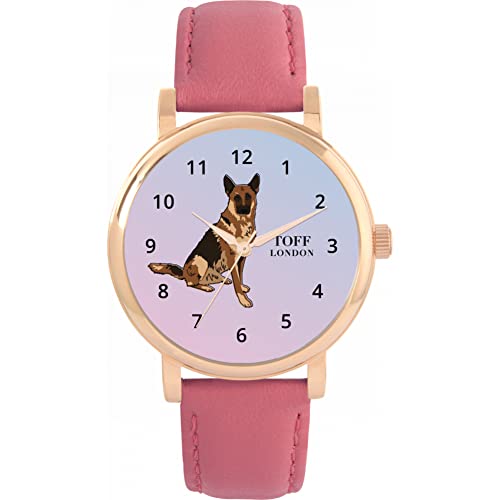 Toff London Deutscher Schäferhund Uhr von Toff London