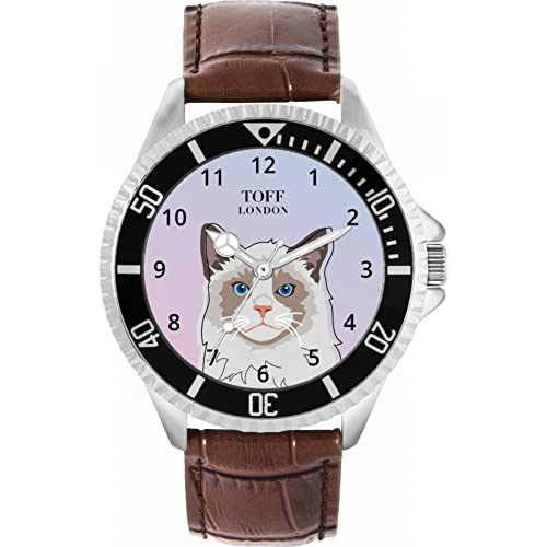 Toff London Die Ragdoll Head Katzenuhr Toff London Die Ragdoll Head Katzenuhr von Toff London