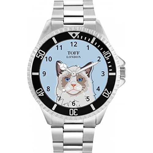 Toff London Die Ragdoll Head Katzenuhr Toff London Die Ragdoll Head Katzenuhr von Toff London