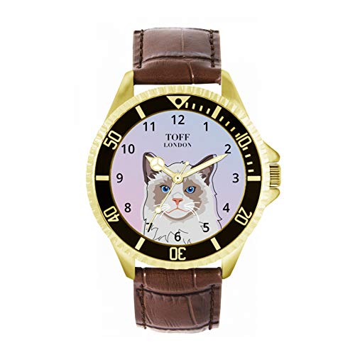 Toff London Die Ragdoll Head Katzenuhr von Toff London