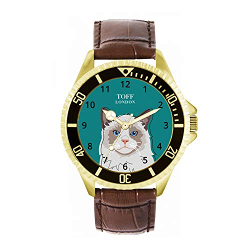 Toff London Die Ragdoll Head Katzenuhr Toff London Die Ragdoll Head Katzenuhr von Toff London