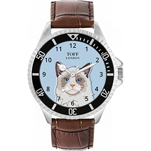 Toff London Die Ragdoll Head Katzenuhr Toff London Die Ragdoll Head Katzenuhr von Toff London