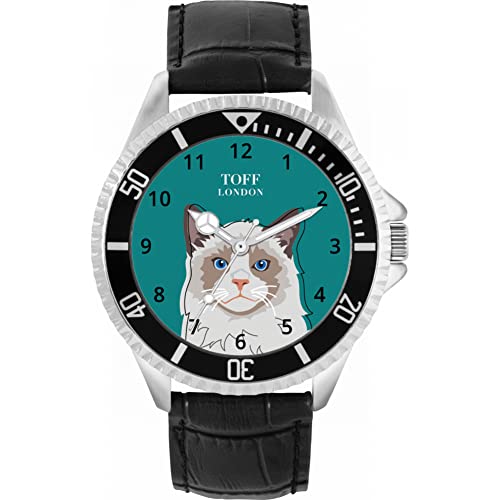 Toff London Die Ragdoll Head Katzenuhr von Toff London