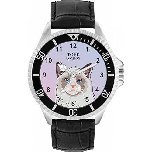 Toff London Die Ragdoll Head Katzenuhr Toff London Die Ragdoll Head Katzenuhr von Toff London