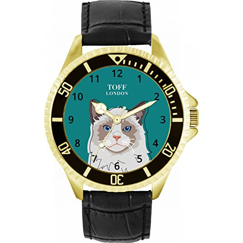 Toff London Die Ragdoll Head Katzenuhr von Toff London