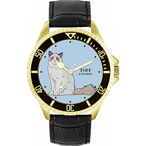 Toff London Die Ragdoll-Katzenuhr von Toff London