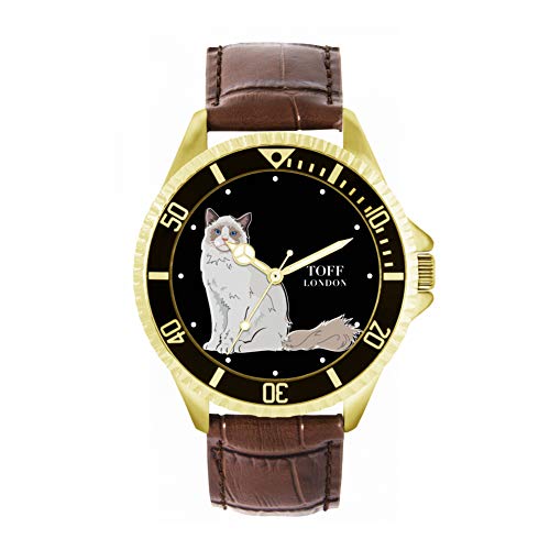 Toff London Die Ragdoll-Katzenuhr von Toff London