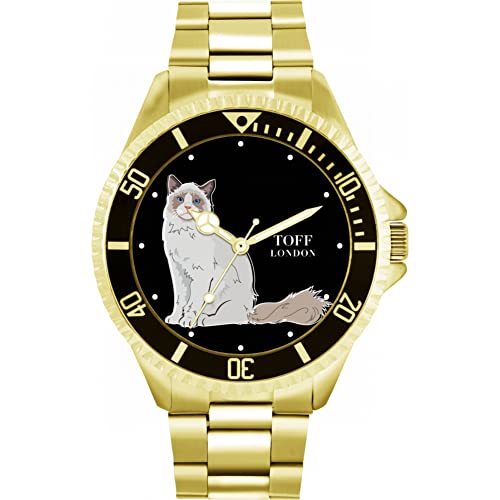 Toff London Die Ragdoll-Katzenuhr von Toff London