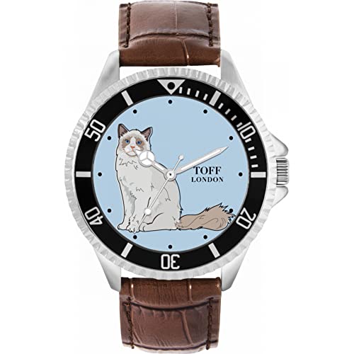 Toff London Die Ragdoll-Katzenuhr von Toff London