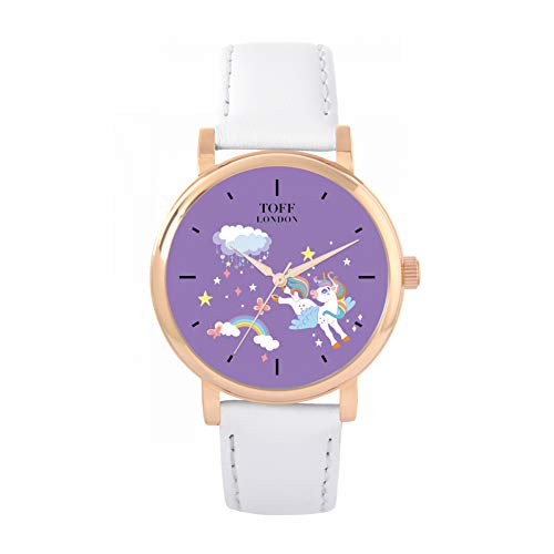 Toff London Einhorn Regenbogenwolkenuhr von Toff London