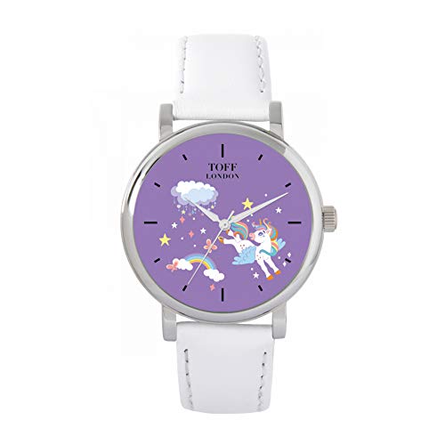 Toff London Einhorn Regenbogenwolkenuhr von Toff London