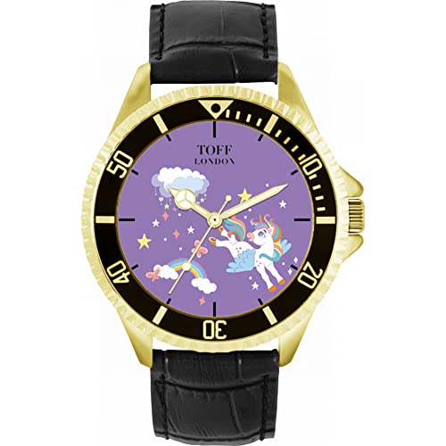 Toff London Einhorn Regenbogenwolkenuhr von Toff London