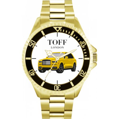 Toff London Gelbe Prestige 4x4 Uhr TLWL-2584 von Toff London