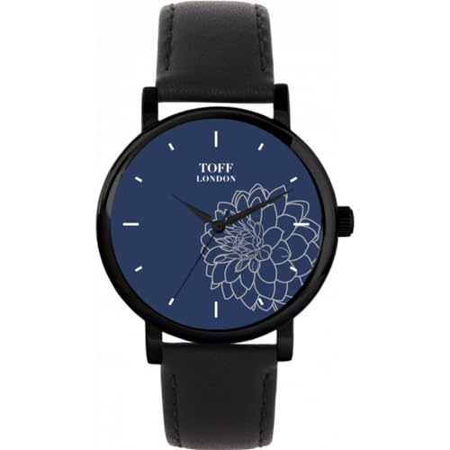 Toff London Graue Dahlie-Blumenuhr von Toff London