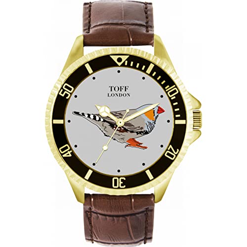 Toff London Graue Fink-Uhr von Toff London