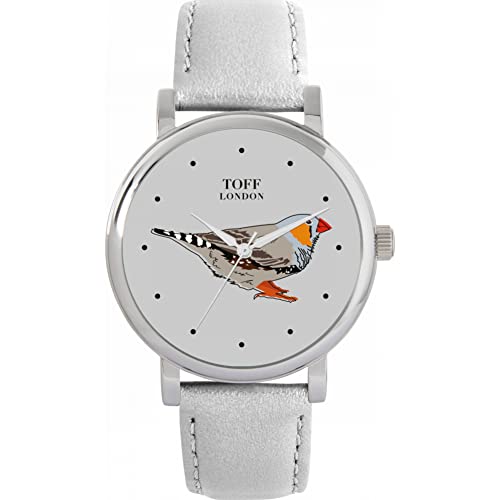 Toff London Graue Finken Uhr von Toff London