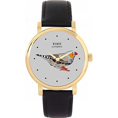 Toff London Graue Finken Uhr von Toff London