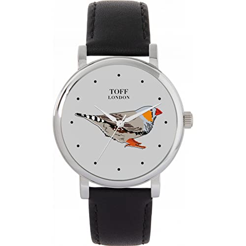 Toff London Graue Finken Uhr von Toff London