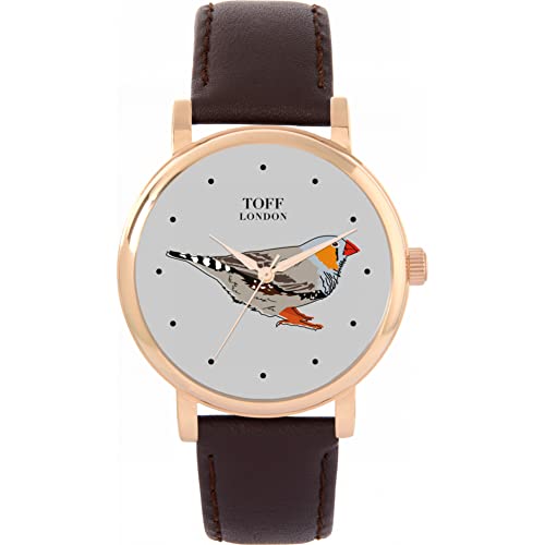 Toff London Graue Finken Uhr von Toff London