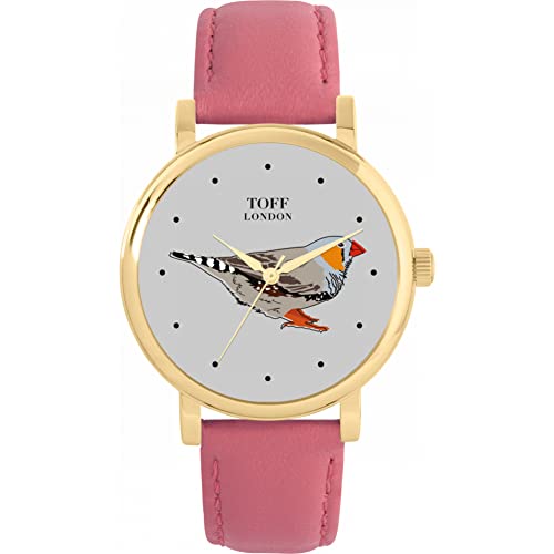 Toff London Graue Finken Uhr von Toff London