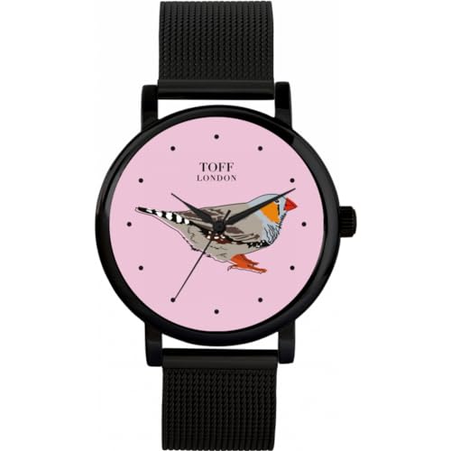 Toff London Graufink-Vogeluhr von Toff London
