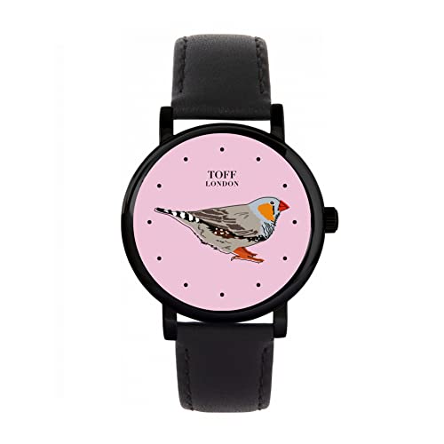 Toff London Graufink-Vogeluhr von Toff London