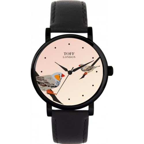 Toff London Graufinken-Vogeluhr von Toff London