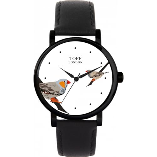 Toff London Graufinken-Vogeluhr von Toff London