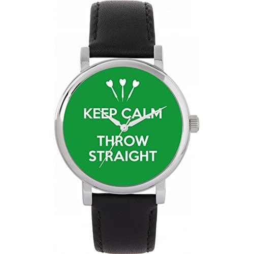 Toff London Green Keep Calm Throw Straight Watch von Toff London