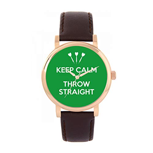 Toff London Green Keep Calm Throw Straight Watch von Toff London